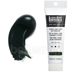 Colori Acrilici Liquitex "Heavy Body" Verde di Hooker Scuro imit. (225) tubo da 59 ml