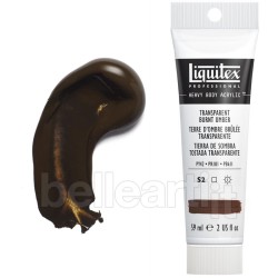 Colori Acrilici Liquitex "Heavy Body" Terra d'Ombra Bruciata Trasparente (130) tubo da 59 ml
