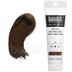 Colori Acrilici Liquitex "Heavy Body" Terra d'Ombra Bruciata (128) tubo da 59 ml