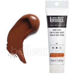 Colori Acrilici Liquitex "Heavy Body" Terra di Siena Bruciata (127) tubo da 59 ml