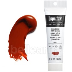 Colori Acrilici Liquitex "Heavy Body" Arancio Quinacridone Bruciato (108) tubo da 59 ml