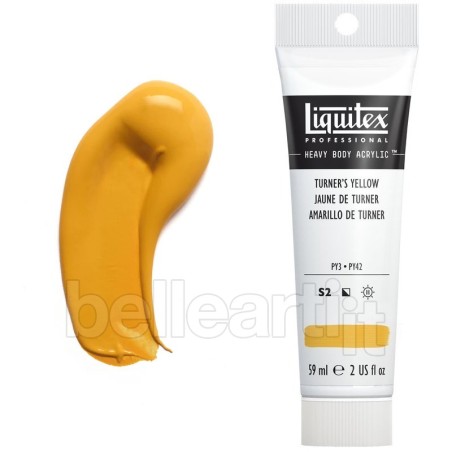 Colori Acrilici Liquitex Heavy Body Giallo di Turner (730) tubo da 59 ml