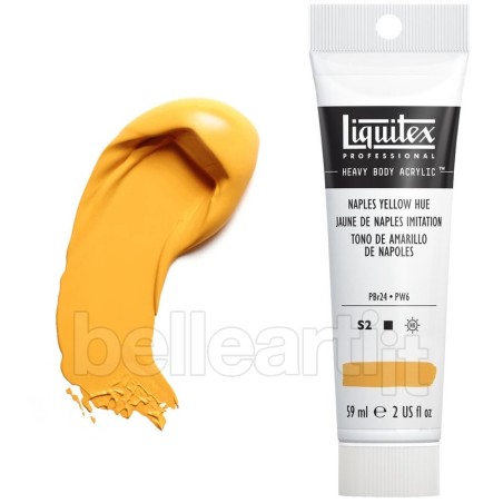 Colori Acrilici Liquitex Heavy Body Giallo di Napoli imit. (601) tubo da 59 ml