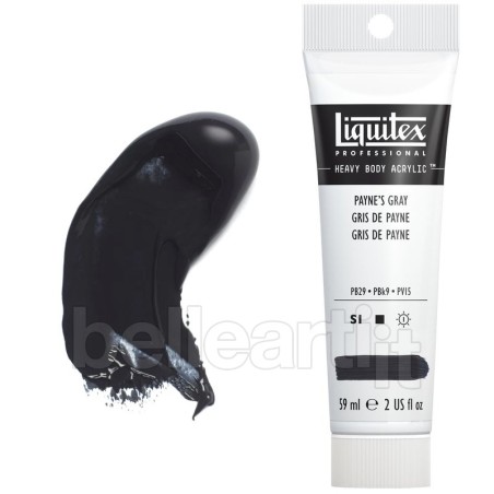 Colori Acrilici Liquitex Heavy Body Grigio di Payne (310) tubo da 59 ml