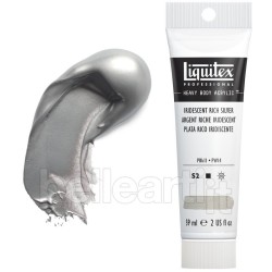 Colori Acrilici Liquitex "Heavy Body" Argento Ricco Iridescente (239) tubo da 59 ml