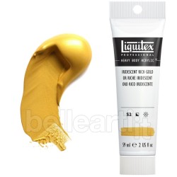 Colori Acrilici Liquitex "Heavy Body" Oro Ricco Iridescente (235) tubo da 59 ml