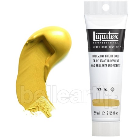 Colori Acrilici Liquitex Heavy Body Oro Iridescente (234) tubo da 59 ml