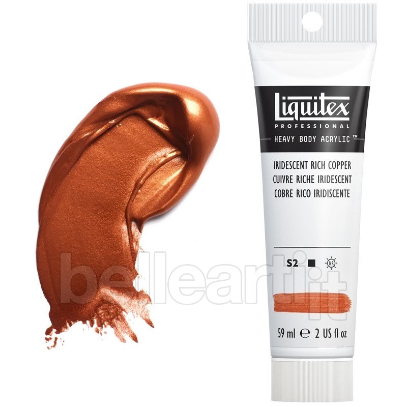 Colori Acrilici Liquitex "Heavy Body" Rame Ricco Iridescente (230) tubo da 59 ml Colori Acrilici Liquitex "Heavy Body" Rame Ricco Iridescente (230) tubo da 59 ml