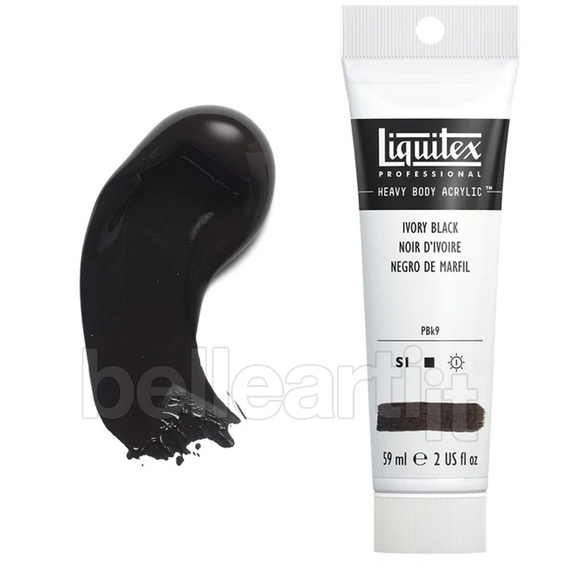 Colori Acrilici Liquitex "Heavy Body" Nero d'Avorio (244)