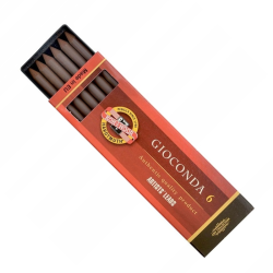 Koh-i-noor Gioconda - Confezione da 6 mine Seppia Chiara diam. 5,6 mm