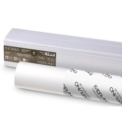 FABRIANO STORIA - ROTOLO DI CARTA DA DISEGNO a grana fina 180 G/MQ - 150x1000 cm