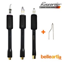 Razertip - Set 3 penne Pirografia per Disegno e Scrittura +1 Punta Omaggio