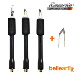 Razertip - Set 3 penne Pirografia per Dettagli e Incisione +1 Punta Omaggio