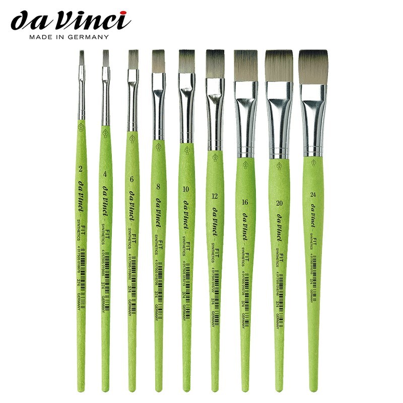 Pennello Fit For School&hobby Serie 374 N°2 Piatto Manico Corto — immagine 3