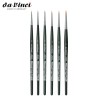 Pennelli Da Vinci da Ritocco - Tondo a punta conica in Pelo corto sintetico Nova - Serie 5575