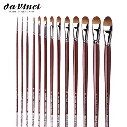 Pennelli Da Vinci -  Lingua di gatto in Pelo di Martora Kolinsky - Serie 1815