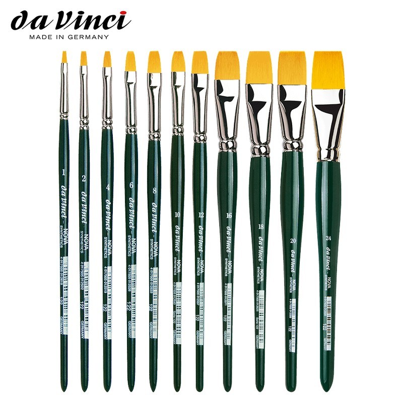 Pennello Hobby Nova Piatto In Pelo Sintetico Serie 122 N°1 — immagine 3