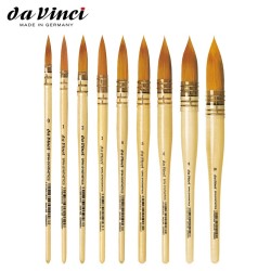 Pennelli Da Vinci - Tondo in Pelo lungo sintetico extrafine Spin - Serie 488