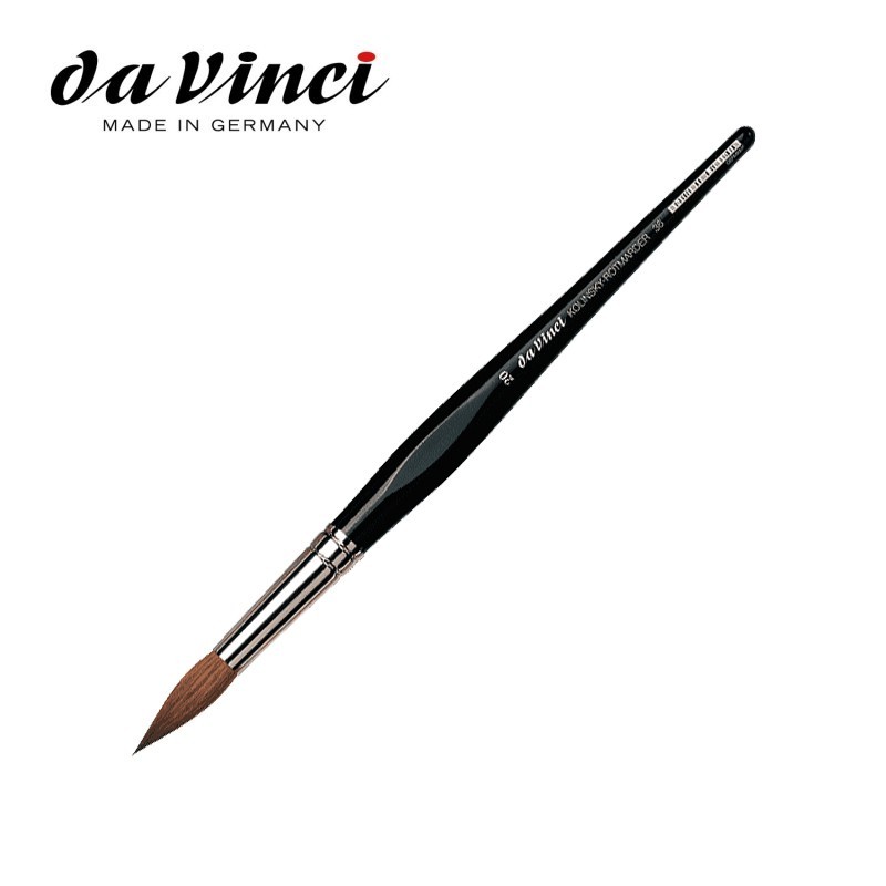 Pennelli Da Vinci - Tondo in Pelo di Martora Rossa Kolinsky n. 20 - Serie 36