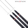 Talens Pigment Fineliner Set - 3 Pennarelli neri a punta ultra fina