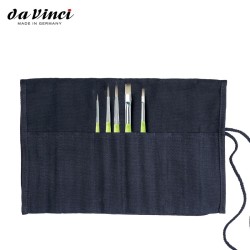 Da Vinci - Set 4069 Fit Synthetics 5 pennelli in pelo sintetico + Portapennelli