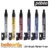 Pébéo ACRYLIC MARKER - Set da 6 pennarelli acrilici con punta tonda da 4 mm