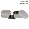 Vaschette doppie da Tavolozza in metallo con coperchio in plastica 40x17 mm