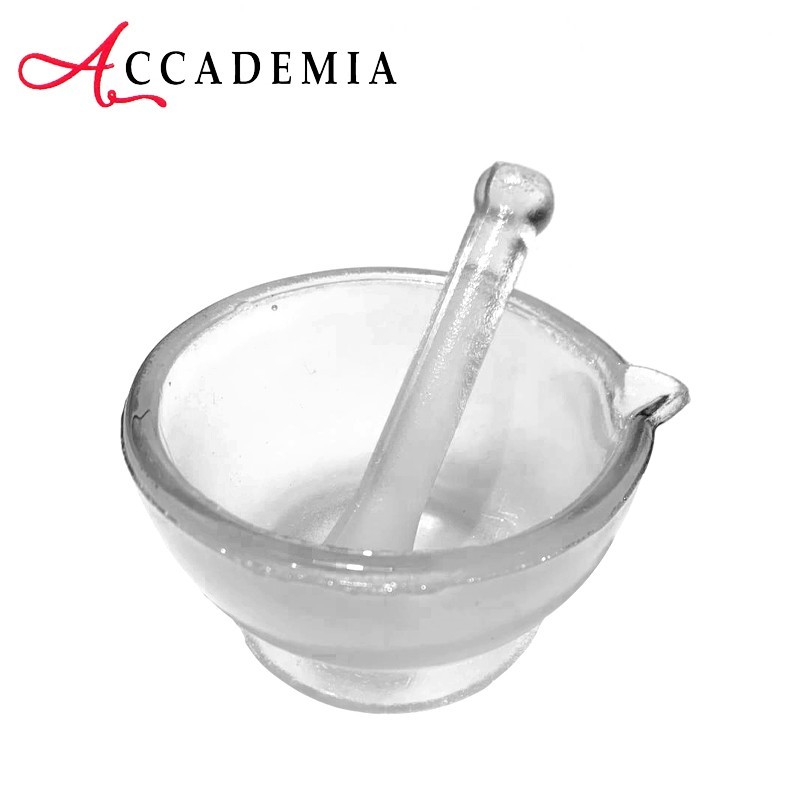 Accademia - Mortaio in vetro per pigmenti - diam. 7,5 cm