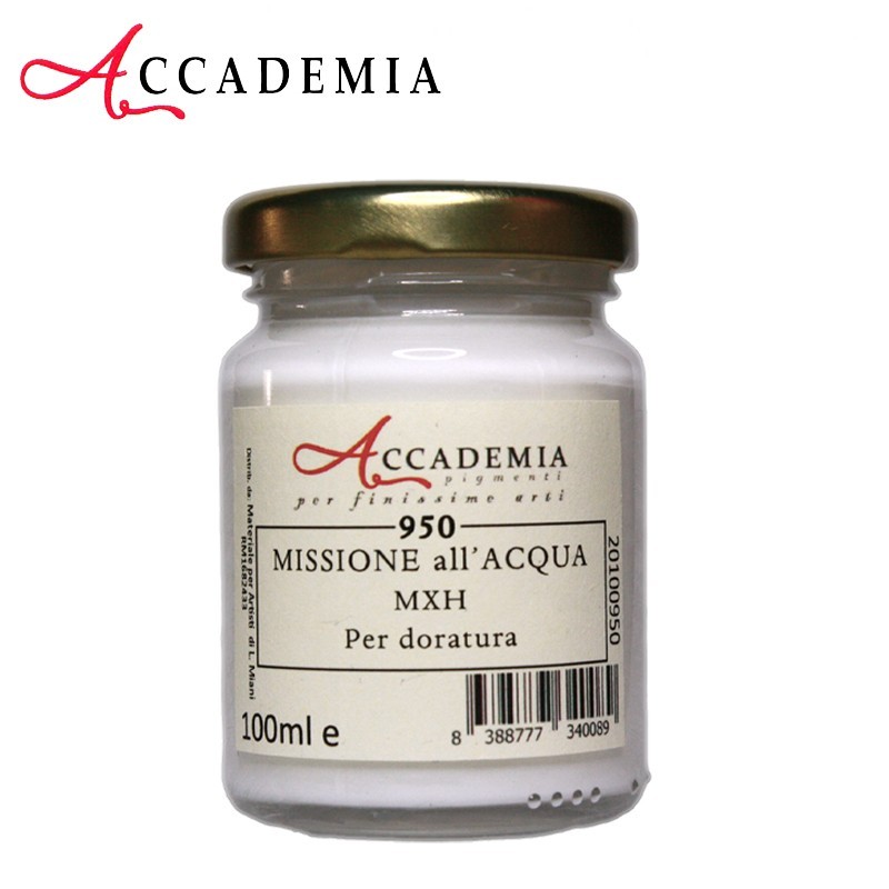 Accademia - Missione all'acqua per doratura - vaso da 100 ml