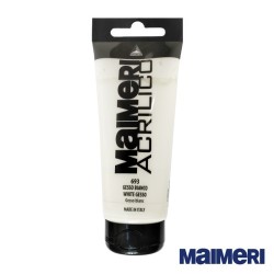 Maimeri Acrilico - Gesso Acrilico Bianco (693) tubo da 200 ml