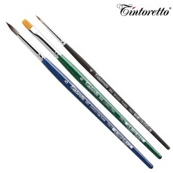 Tintoretto - Set Acquerello BOTANICO 8107 - 3 pennelli a pelo sintetico in blister