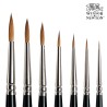 Set con pennelli Serie 7 W&N - 7 pennelli tondi in pelo di martora Kolinsky
