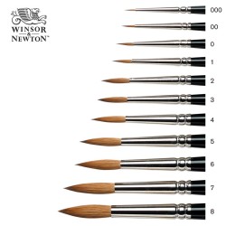 Pennelli Serie 7 Winsor&Newton - Tondo in Pelo di Martora Kolinsky