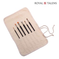 Talens - Set Van Gogh con 6 pennelli per Acquerello + Portapennelli in tela