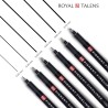 Talens Pigment Fineliner Set - 6 Pennarelli neri a punta ultra fina