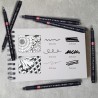 Talens Pigment Fineliner Set - 6 Pennarelli neri a punta ultra fina