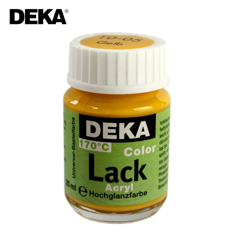 Deka Color Lack Colori acrilici brillanti - Giallo (05)