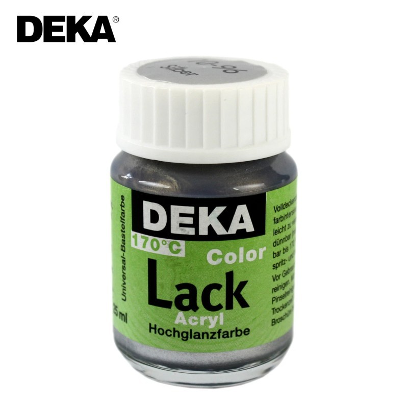 Deka Color Lack Colori acrilici brillanti - Argento (96)