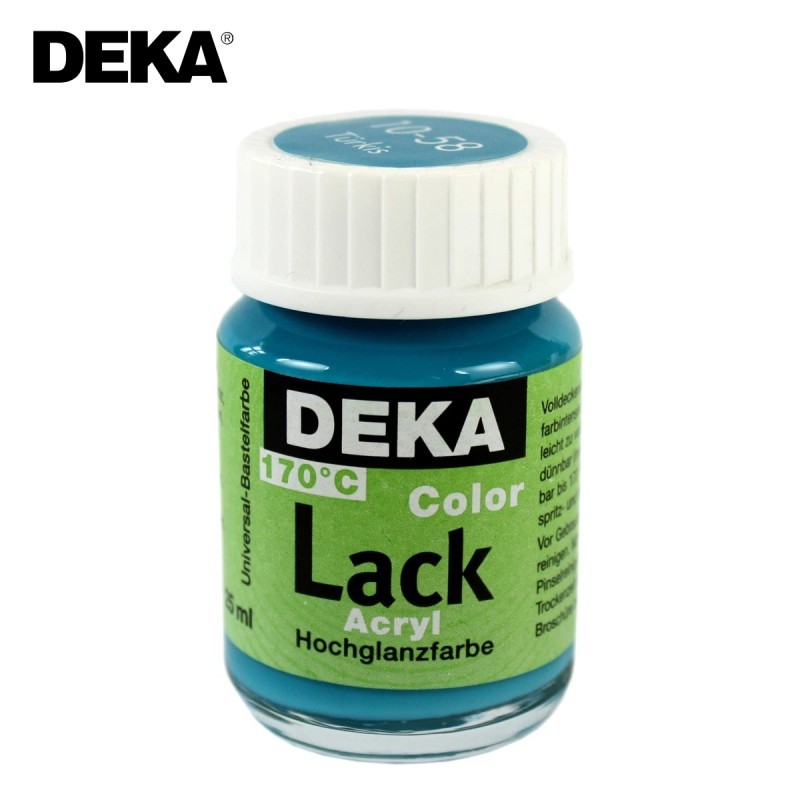 Deka Color Lack Colori acrilici brillanti - Turchese (58)