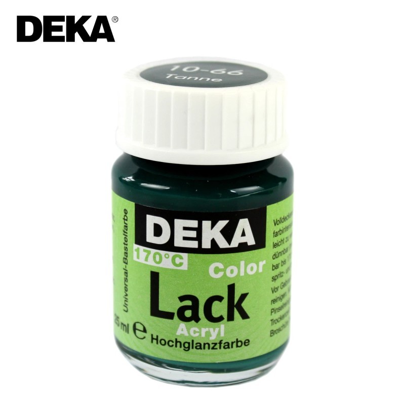 Deka Color Lack Colori acrilici brillanti - Verde Abete (66)