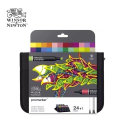 W&N PROMARKER - ASTUCCIO 24 PENNARELLI SERIE STUDENT DESIGNER