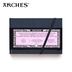 ARCHES ART JOURNAL - Blocchi 14x21 cm di carta per acquerello 24 ff. da 185 gr. a grana fine o satinata