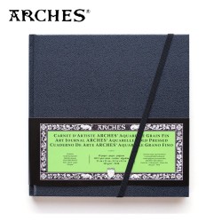 ARCHES ART JOURNAL - Blocchi 21x21 cm di carta per acquerello 24 ff. da 185 gr. a grana fine o satinata