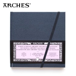 ARCHES ART JOURNAL - Blocchi 21x21 cm di carta per acquerello 24 ff. da 185 gr. a grana fine o satinata
