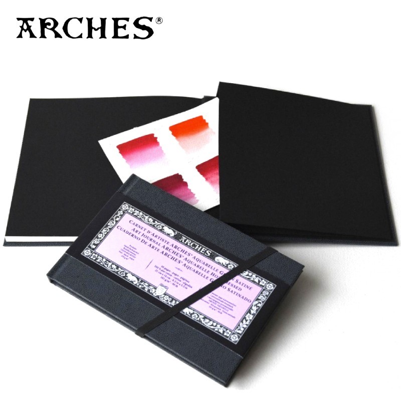 ARCHES ART JOURNAL - Blocchi 14x21 cm di carta per acquerello 24 ff. da 185 gr. a grana fine o satinata — immagine 5
