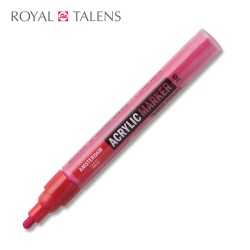 Amsterdam - Pennarello acrilico Magenta Rosso Primario - Punta tonda da 4 mm