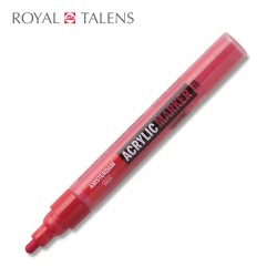 Amsterdam - Pennarello acrilico Carminio - Punta tonda da 4 mm