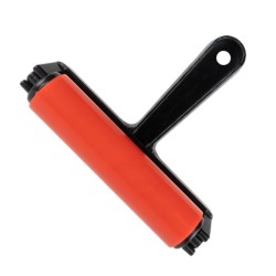 Rullo in gomma da 15 cm per linoleografia - Diametro da 3,2 cm