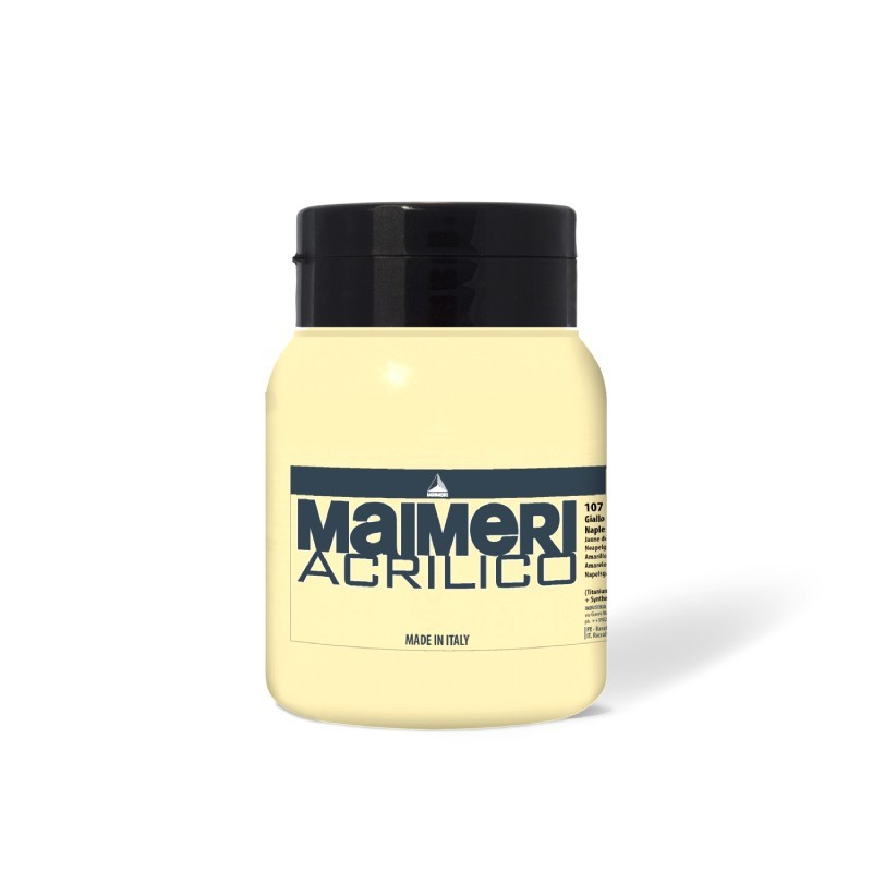 Acrilico 75 Ml Gruppo: 1 107 Giallo Di Napoli Scuro — immagine 6