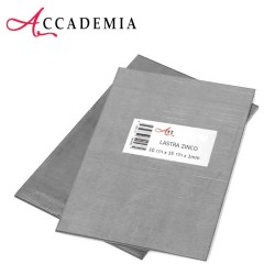 Accademia - Lastra di zinco per incisione - Spessore: 1 mm